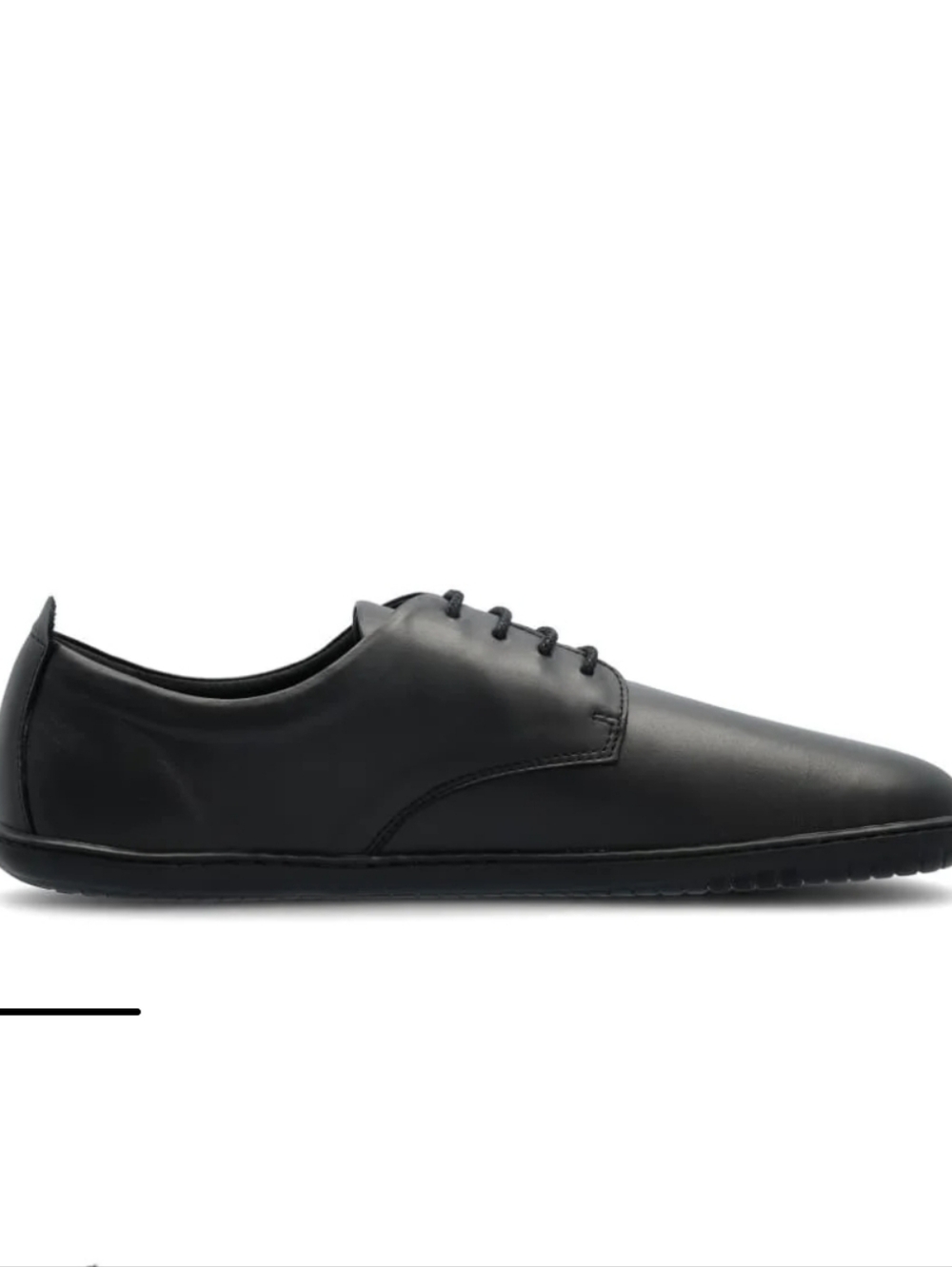 Groundies Palermo mens Black Leather Sneakers Barefoot 7.5